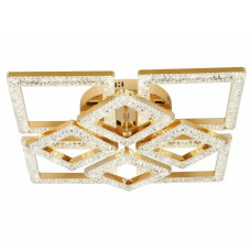 Стельова світлодіодна люстра 200W Sirius з пультом д/у 3000-6500К золота IP20 G 2726/4+4 GD 100W*2