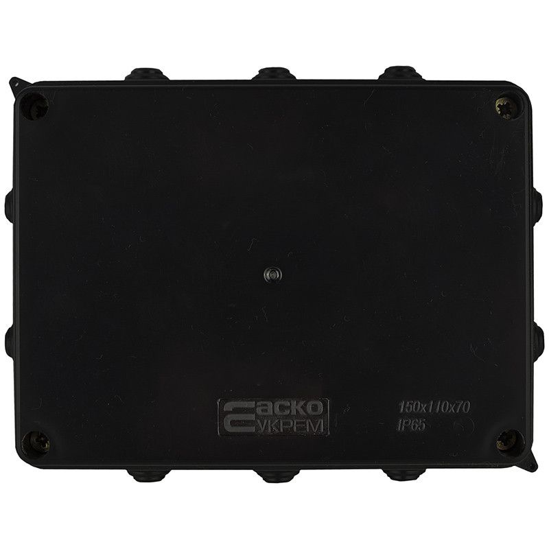 Коробка распределительная 150х110х70 IP65 АСКО Jet Black A0150170034