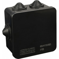 Коробка распределительная 85х85х50 IP44 АСКО Jet Black A0150170032