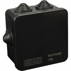 Коробка распределительная 85х85х50 IP44 АСКО Jet Black A0150170032