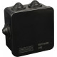 Коробка распределительная 85х85х50 IP44 АСКО Jet Black A0150170032
