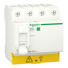 Устройство защитного отключения (УЗО) Resi9 4Р 63А 300mА Schneider Electric АС R9R54463