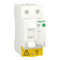 Устройство защитного отключения (УЗО) Resi9 2Р 63А 30mА Schneider Electric А R9R61263