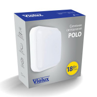 Світлодіодний світильник VIOLUX НББ POLO білий 18W 5000K IP54 240081