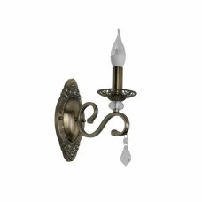 Бра настенное Valeso в классическом стиле под одну лампу Е14 бронза IP20 B N1208/1W