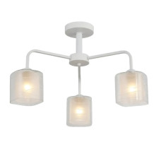 Потолочная люстра Valeso на три матовых плафона под лампу Е27 белая IP20 G 07469/3 Matte White