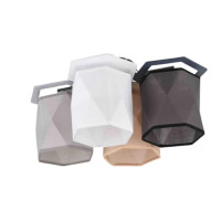 Стельова люстра в стилі лофт Sirius на чотири тканинні плафони під лампу Е27 різнокольорова IP20 K22