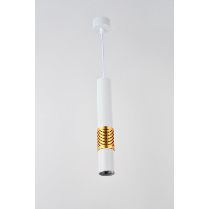 Люстра подвесная Sirius с плафоном под лампу MR16 белая IP20 RT536 WT+GD