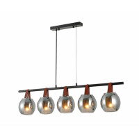 Люстра подвесная в стиле лофт G 321028/5 Matte Black