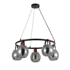 Люстра підвісна в стилі лофт G 321029/5 Matte Black
