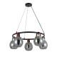 Люстра подвесная в стиле лофт G 321029/5 Matte Black