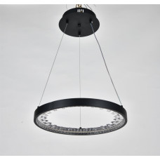 Подвесная LED люстра 25W с пультом Sirius акриловая 3000K/4500K/6000K черная IP20 G23529-40 BK