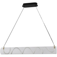 Подвесная LED люстра 54W Valeso с рассеивателем-спиралью 4000К черная IP20 G 2913/800 54W