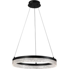 Подвесная LED люстра 56W с пультом Sirius круглой формы 3000K-6500K черная IP20 G 2920/500 BK 56W