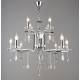Подвесная хрустальная люстра Valeso в классическом стиле под 12 ламп Е14 хром IP20 K2310/12 под 12 ламп 60W