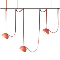 Подвесной LED светильник-трансформер 36W VALESO с регулируемым углом наклона 4000К Графит IP20 11-15