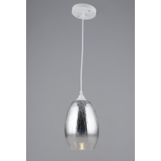 Подвесной светильник Valeso с хромированным плафоном под лампу Е27 белый IP20 B A4388/1H WT 60W