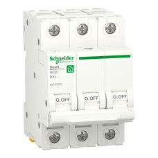 Автоматический выключатель 4P 32А В Resi9 Schneider Electric R9F02332 