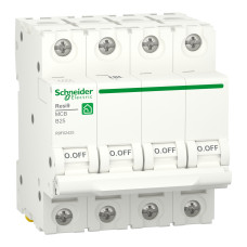 Автоматический выключатель 4P 25А В Resi9 Schneider Electric R9F02425 