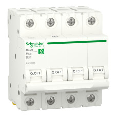 Автоматический выключатель 4P 32А В Resi9 Schneider Electric R9F02432