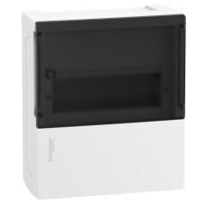 Щит Resi9 MP 1ряд/8 модулей, навесной, дымчатая дверца Schneider Electric MIP12108S
