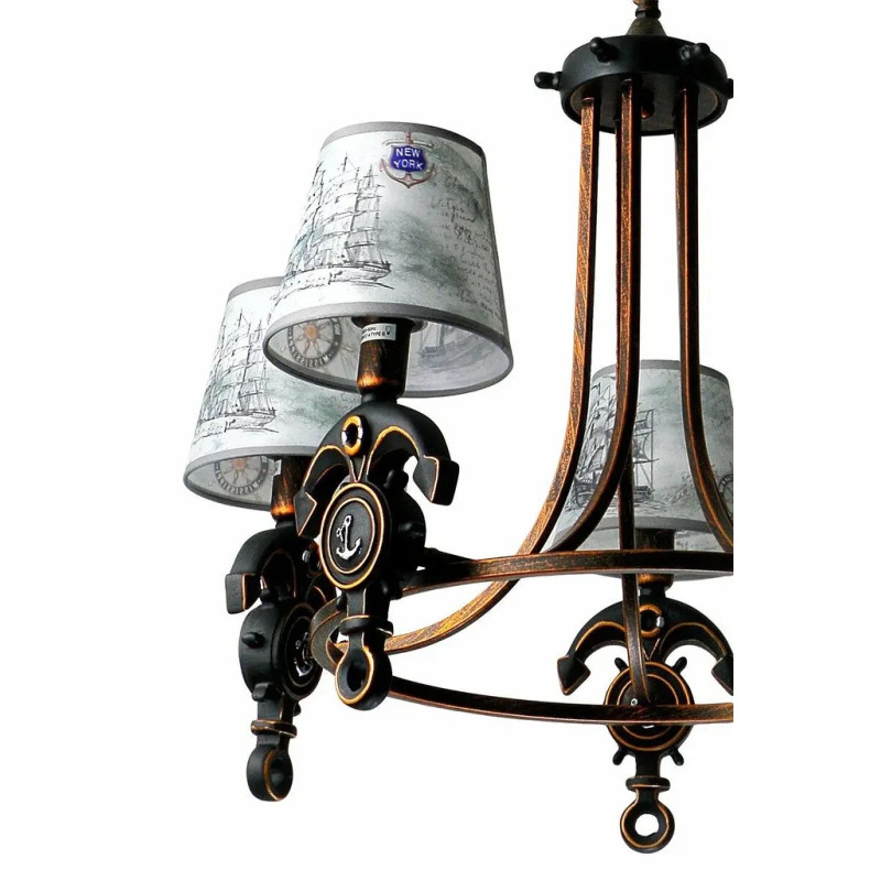 Люстра Классическая Sirius YG 18233-6P на 6 плафонов