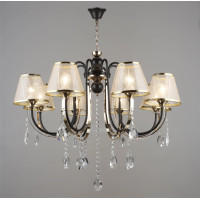 Люстра класична для вітальні Sirius B NH5269/8 COFFEE+FGD