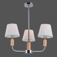 Люстра классическая для гостиной VALESO V16-3 CH хромовая