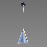 Люстра в стилі лофт із металевим плафоном під лампу Е27 сіра IP20 Sirius PL044