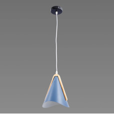 Люстра в стиле лофт с металлическим плафоном под лампу Е27 серая IP20 Sirius PL044