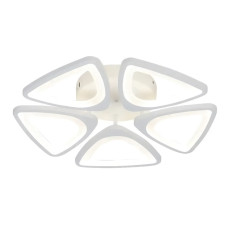 Стельова LED люстра 100W з пультом Valeso з трикутними плафонами 3000K-6500K біла IP20 G 2711/5 WT 1