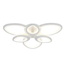 Стельова LED люстра 138W з пультом Valeso з акриловими плафонами 3000K-6500K біла IP20 G 2730/3+3 WT