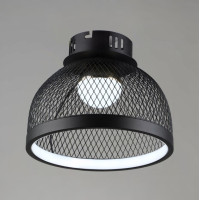 Потолочная LED люстра 17W VALESO с металлическим корпусом-полусферой 3000/6500К черная IP20 B YH1349/34W BK+