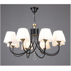 Люстра класична підвісна Sirius B NH6442/8 BK+COP
