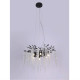 Люстра хрустальная подвесная Sirius Ш 33035-800 BK хрустальные гроздья