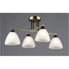 Люстра на четыре плафона A4410/4 (Медь+Черный)