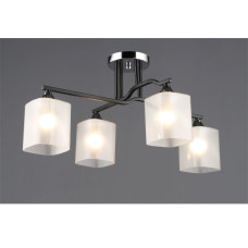 Люстра на четыре плафона A4456/4 (Черный+Хром)