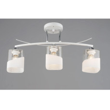 Люстра на три плафони K2258/3 (Білий+Хром)