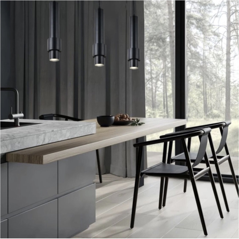 Люстра підвісна Sirius RT523 BK 7W 70*1000mm