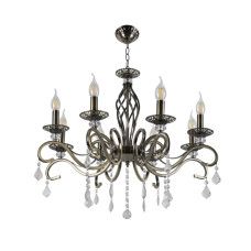 Люстра підвісна Sirius в класичному стилі під вісім ламп Е14 бронзова IP20 N1208 / 8