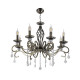 Люстра підвісна Sirius в класичному стилі під вісім ламп Е14 бронзова IP20 N1208 / 8