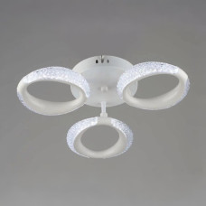 Потолочная LED люстра 18W Sirius на три акриловых плафона 3000K/6500K белая IP20 B YH1303/3 WT