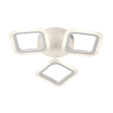 Потолочная LED люстра 42W с пультом Valeso с квадратными плафонами 3000K-6500K белая IP20 G 2929/3 WT 4