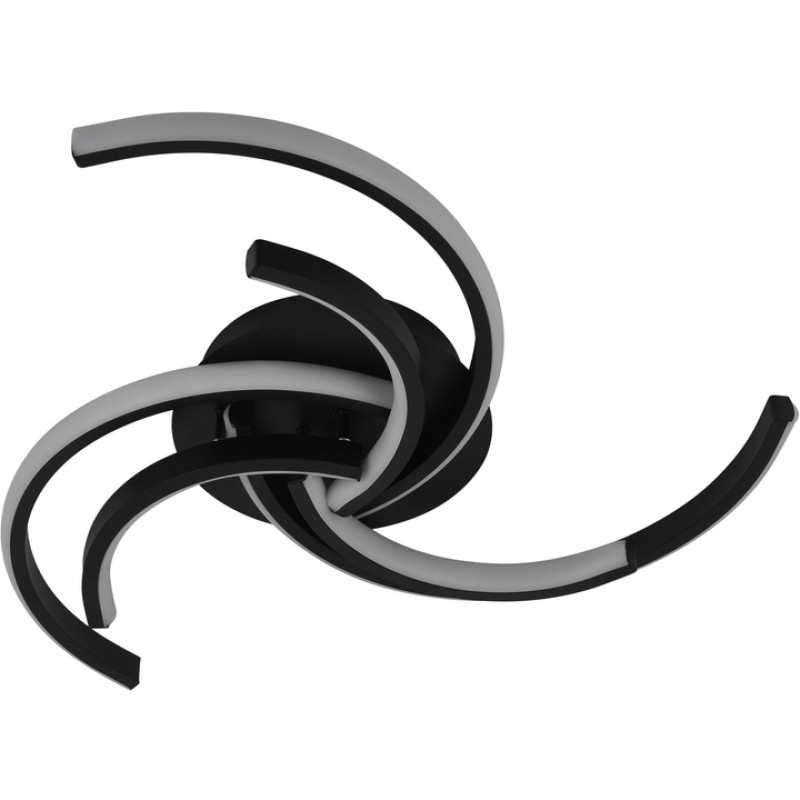 Потолочная LED люстра 48W с пультом Sirius с акриловыми плафонами 3000K-6500K черная IP20 LCD3002 BK