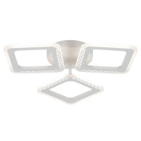 Потолочная LED люстра 54W с пультом Valeso с металлическим креплением 3000-6500K белая IP20 G 2703/3 WT 54W