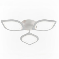 Стельова LED люстра 60W з пультом Valeso з металевим каркасом 3000K-6500K біла IP20 G 2713/3 WT 60W