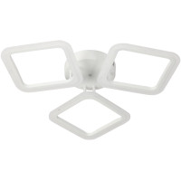 Потолочная LED люстра 66W с пультом Valeso с квадратными плафонами 3000K-6500K белая IP20 G 2929/3BIG W