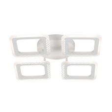 Потолочная LED люстра 72W с пультом Valeso с квадратными плафонами 3000-6500K белая IP20 G 2703/4 WT 72