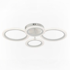 Стельова LED люстра 72W з пультом Valeso з металевим каркасом 3000K-6500K біла IP20 G 2716/2+2 WT 72