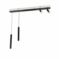 Люстра стельова G 2557/900 BK 66W+40W